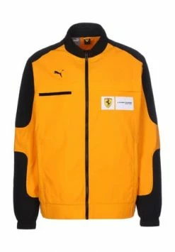 PUMA® Freizeitjacke Ferrari Race Statement Woven Orange/ Schwarz