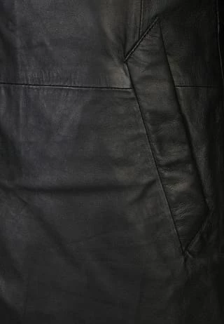 Goosecraft. Ledermantel Kai Black - Image 5