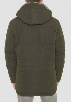 LERROS Mantel, Kapuze, Stehkragen, Verdeckter Reißverschluss, Uni, Für Herren 786 BROWN -Hudson shop unnamed file 1095