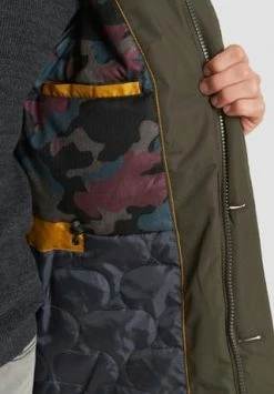 LERROS Mantel, Kapuze, Stehkragen, Verdeckter Reißverschluss, Uni, Für Herren 786 BROWN -Hudson shop unnamed file 1101