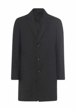 DUNMORE Mantel, Knopfverschluss, Reverskragen, Für Herren 790 BLACK