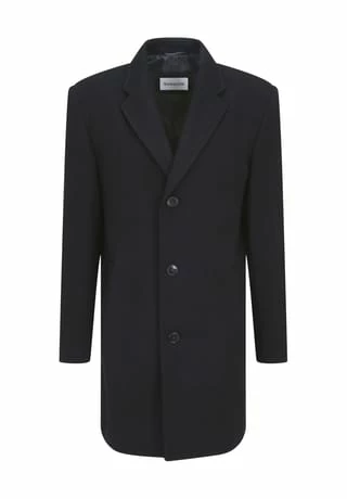 Mantel, Reverskragen, für Herren MANGUUN Mantel, Reverskragen, Für Herren 100 SCHWARZ -Hudson shop unnamed file 1133