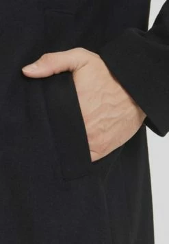 MANGUUN Mantel, Reverskragen, Für Herren 100 SCHWARZ 4 MANGUUN Mantel, Reverskragen, Für Herren 100 SCHWARZ -Hudson shop unnamed file 1135