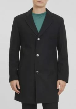 MANGUUN Mantel, Reverskragen, Für Herren 100 SCHWARZ 6 MANGUUN Mantel, Reverskragen, Für Herren 100 SCHWARZ -Hudson shop unnamed file 1137