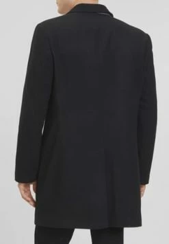 MANGUUN Mantel, Reverskragen, Für Herren 100 SCHWARZ 7 MANGUUN Mantel, Reverskragen, Für Herren 100 SCHWARZ -Hudson shop unnamed file 1138