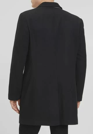Mantel, Reverskragen, für Herren MANGUUN Mantel, Reverskragen, Für Herren 100 SCHWARZ -Hudson shop unnamed file 1138