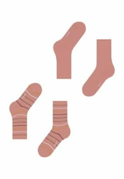 ESPRIT Socken, 2er-Pack, Streifen, Uni, Für Damen 8803 WILD ROSE 4 ESPRIT Socken, 2er-Pack, Streifen, Uni, Für Damen 8803 WILD ROSE -Hudson shop unnamed file 121