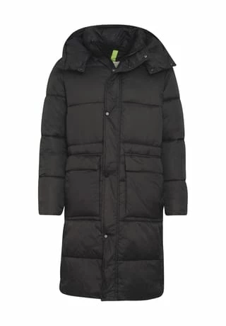 EDC Steppmantel, Kapuze, Verdeckter Reißverschluss, Für Herren C001 BLACK 3 EDC Steppmantel, Kapuze, Verdeckter Reißverschluss, Für Herren C001 BLACK