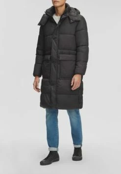 EDC Steppmantel, Kapuze, Verdeckter Reißverschluss, Für Herren C001 BLACK 12 EDC Steppmantel, Kapuze, Verdeckter Reißverschluss, Für Herren C001 BLACK -Hudson shop unnamed file 1245