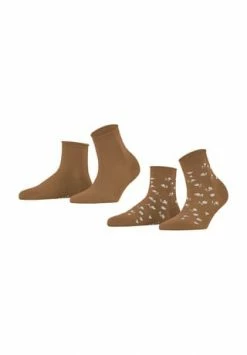 ESPRIT Kurzsocken, 2er-Pack, Rollsaum, Für Damen 5012 SIENNA