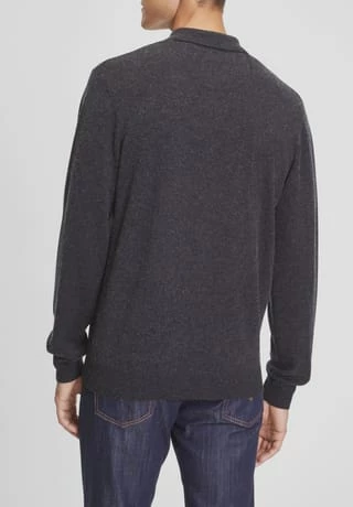 Pullover, Seide-Kaschmir, Polokragen, für Herren GALERIA Pullover, Seide-Kaschmir, Polokragen, Für Herren Anthrazit -Hudson shop unnamed file 1309