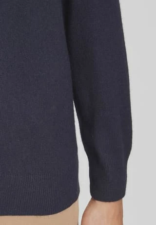 GALERIA Strickjacke, Seide-Kaschmir, Langarm, Uni, Für Herren Navy - Image 5