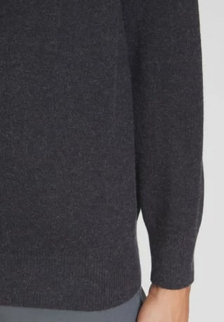 GALERIA Strickjacke, Seide-Kaschmir, Langarm, Uni, Für Herren Anthrazit - Image 5