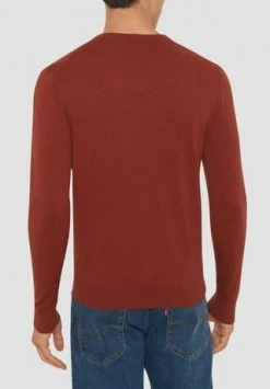 GALERIA Pullover, V-Ausschnitt, Uni, Für Herren BAKED CLAY -Hudson shop unnamed file 1412