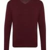 GALERIA Pullover, V-Ausschnitt, Uni, Für Herren BRICK RED