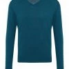 GALERIA Pullover, V-Ausschnitt, Uni, Für Herren MOROCCAN BLUE