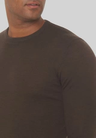 GALERIA Pullover, Rundhals, Uni, Für Herren JAVA MARL - Image 3