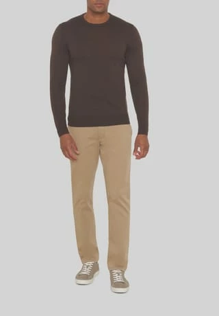 GALERIA Pullover, Rundhals, Uni, Für Herren JAVA MARL - Image 4