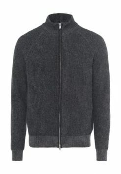 GALERIA Merino-Cashmere Strickjacke, Zweiwegereißverschluss, Für Herren 2 NAVY/ GREY