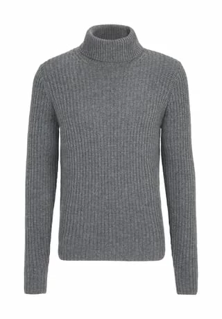 GALERIA Strickpullover, Rollkragen, Kaschmir, Für Herren 4 GREY