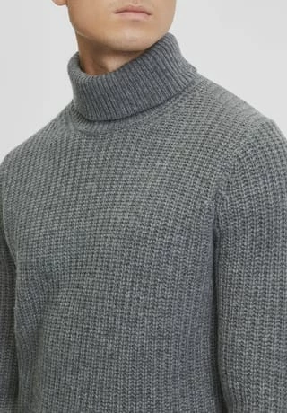 GALERIA Strickpullover, Rollkragen, Kaschmir, Für Herren 4 GREY - Image 3