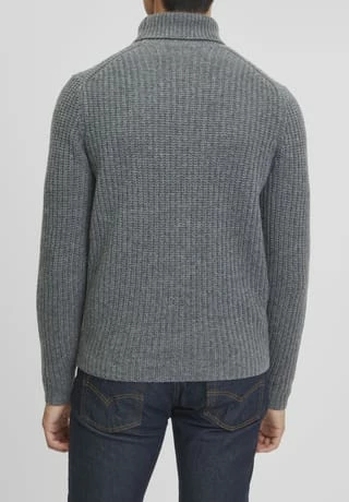 GALERIA Strickpullover, Rollkragen, Kaschmir, Für Herren 4 GREY - Image 6