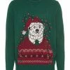 MANGUUN Weihnachtspullover, Rundhals, Für Herren 2. EVERGREEN