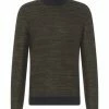 DUNMORE Pullover, Rollkragen, Melange, Für Herren 1 DK. GREEN