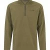 Moorhead Fleeceshirt, Stehkragen, Langarm, Für Herren OLIVE NIGHT