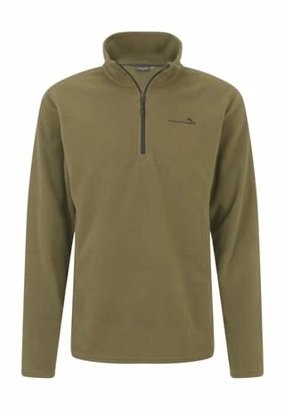 Moorhead Fleeceshirt, Stehkragen, Langarm, Für Herren OLIVE NIGHT