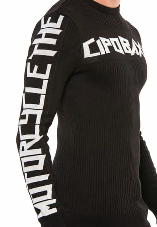 CIPO & BAXX® Pullover Mit Coolem Print Black - Image 6