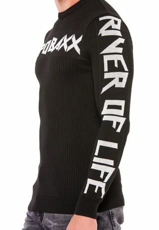 CIPO & BAXX® Pullover Mit Coolem Print Black - Image 9