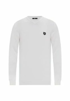 CIPO & BAXX® Pullover Mit V-Ausschnitt WHITE