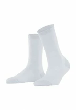 FALKE Grainy Dot Kurzsocken, Wellenkante, Struktur, Für Damen 2000 WHITE
