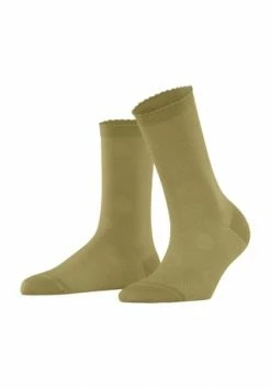 FALKE Grainy Dot Kurzsocken, Wellenkante, Struktur, Für Damen 7298 OLIVE