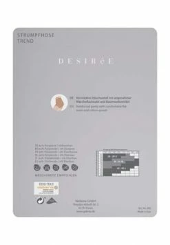 DESIRéE Feinstrumpfhose, Overknee-Optik, Streifen, Für Damen SCHWARZ -Hudson shop unnamed file 2