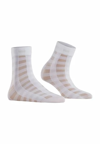 FALKE Kurzsocken, 30 Den, Transparente Einsätze, Für Damen 2040 OFF-WHITE 5 FALKE Kurzsocken, 30 Den, Transparente Einsätze, Für Damen 2040 OFF-WHITE – Bild 3