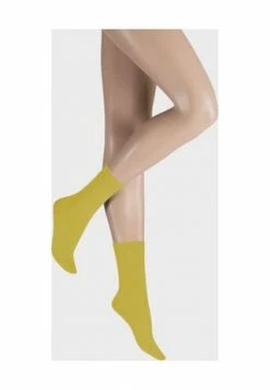 Hudson Socken, Baumwollmix, Stretch-Anteil, Für Damen 0805 CANARY