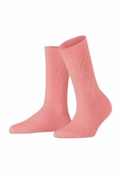 Burlington Socken, Rautenstruktur, Für Damen 8406 SHELL PINK