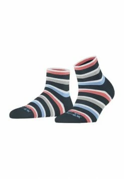 Burlington Socken, "Rib Stripe", Für Damen 6120 MARINE