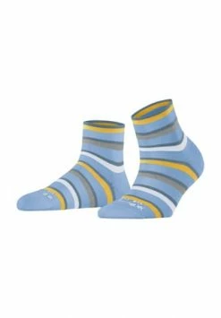 Burlington Socken, "Rib Stripe", Für Damen 6534 SKY BLUE