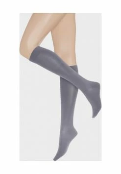 DESIRéE Kniestrümpfe, Modal, Komfortbund, Für Damen Grau