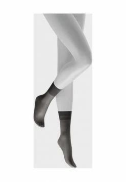 Hudson Kurzsocken "Glamour 20", Soft, Glanz, Für Damen 0005 BLACK