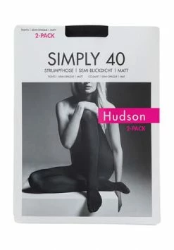 Hudson SIMPLY 40 Strumpfhose, 40 DEN, 2er-Pack, Für Damen 0771 DUNKELBRAUN