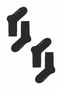 Hudson Only Socken, 2er-Pack, Hautfreundlich, Komfortbund, Für Damen 0005 BLACK