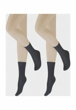 Hudson Only Socken, 2er-Pack, Hautfreundlich, Komfortbund, Für Damen 0335 MARINE