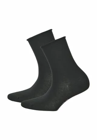 Hudson Only Kurzsocken, 2er-Pack, Rollrand, Für Damen Schwarz - Image 2
