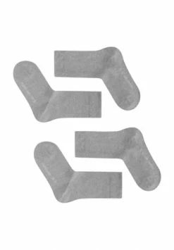 Hudson Only Socken, 2er-Pack, Hautfreundlich, Komfortbund, Für Damen Grau Meliert