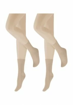 Hudson Socken, 2er-Pack, Uni, Für Damen 0713 CHININ-MEL.