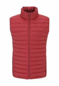 GALERIA Steppweste, Stehkragen, Uni, Für Herren BRICK RED 19-1543